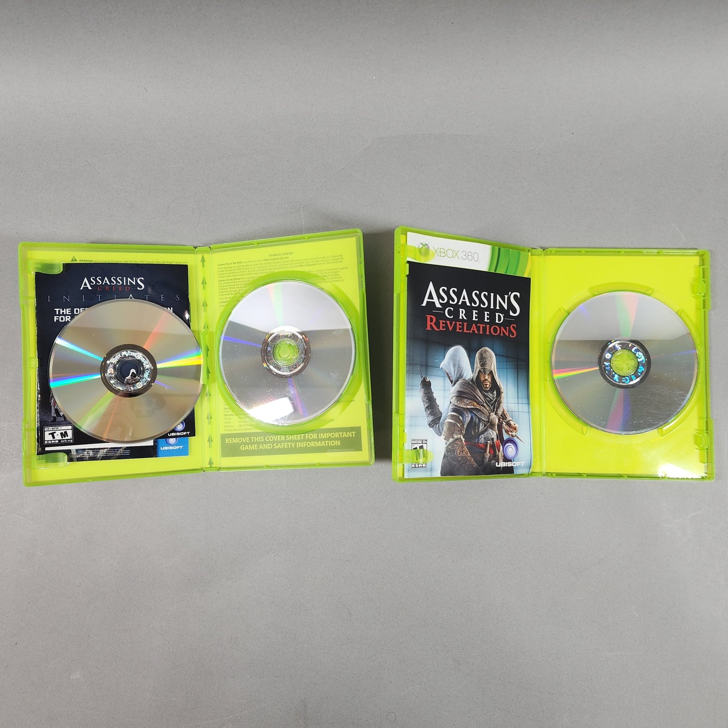 Lot of 5 Microsoft Xbox 360 Games - Assassin's Creed Game Bundle