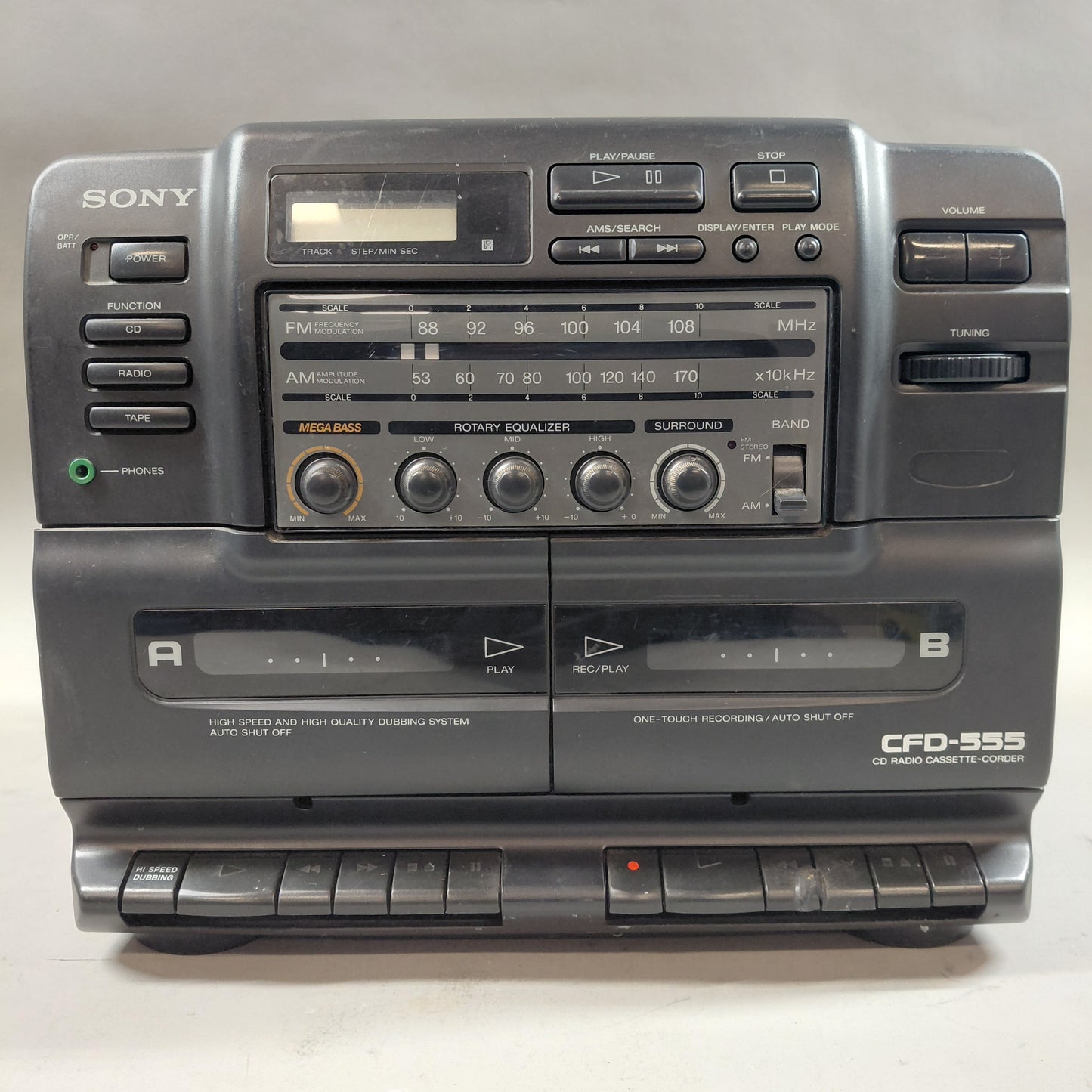Sony CFD-555 CD Radio Cassette Recorder