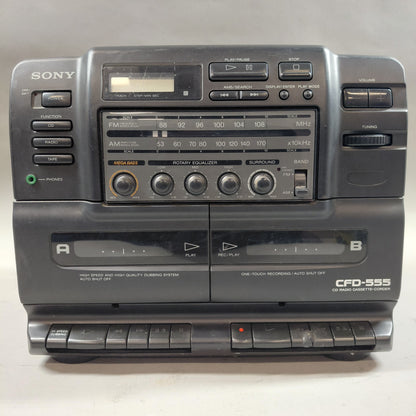 Sony CFD-555 CD Radio Cassette Recorder