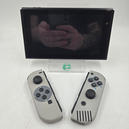 Retro Modded Nintendo Switch v1 Video Game Console HAC-001(-01) Black/Gray