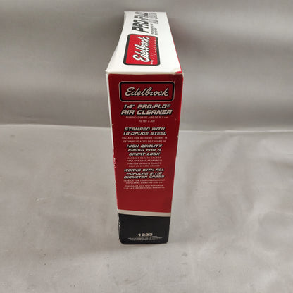 EdelBrock Pro-Flo Air Cleaner 1223 14" with 3" Element