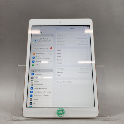 WiFi Only Apple iPad 8th Gen 32GB GOLD MYLC2LL/A