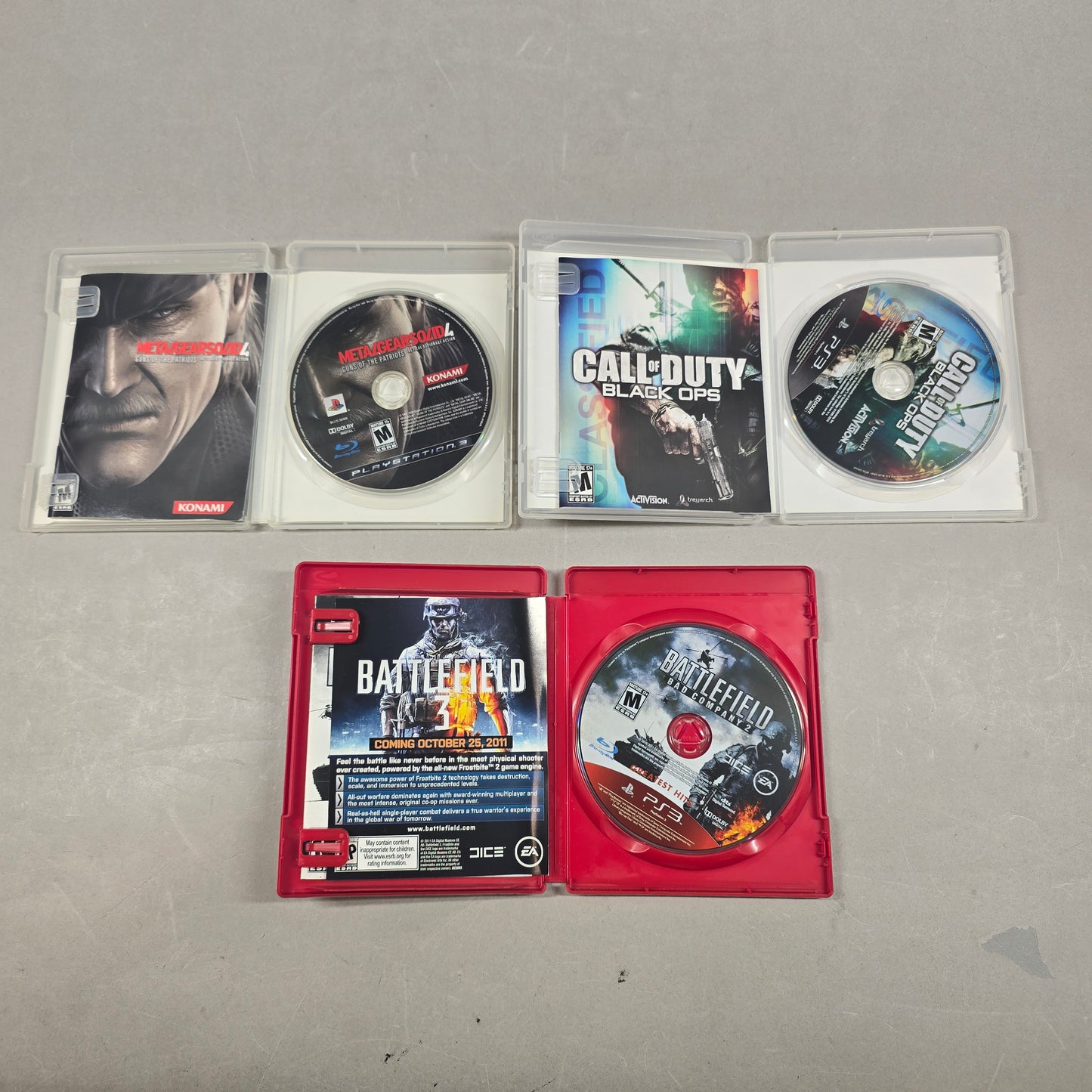 Lot of 3 Sony PlayStation 3 PS3 Games