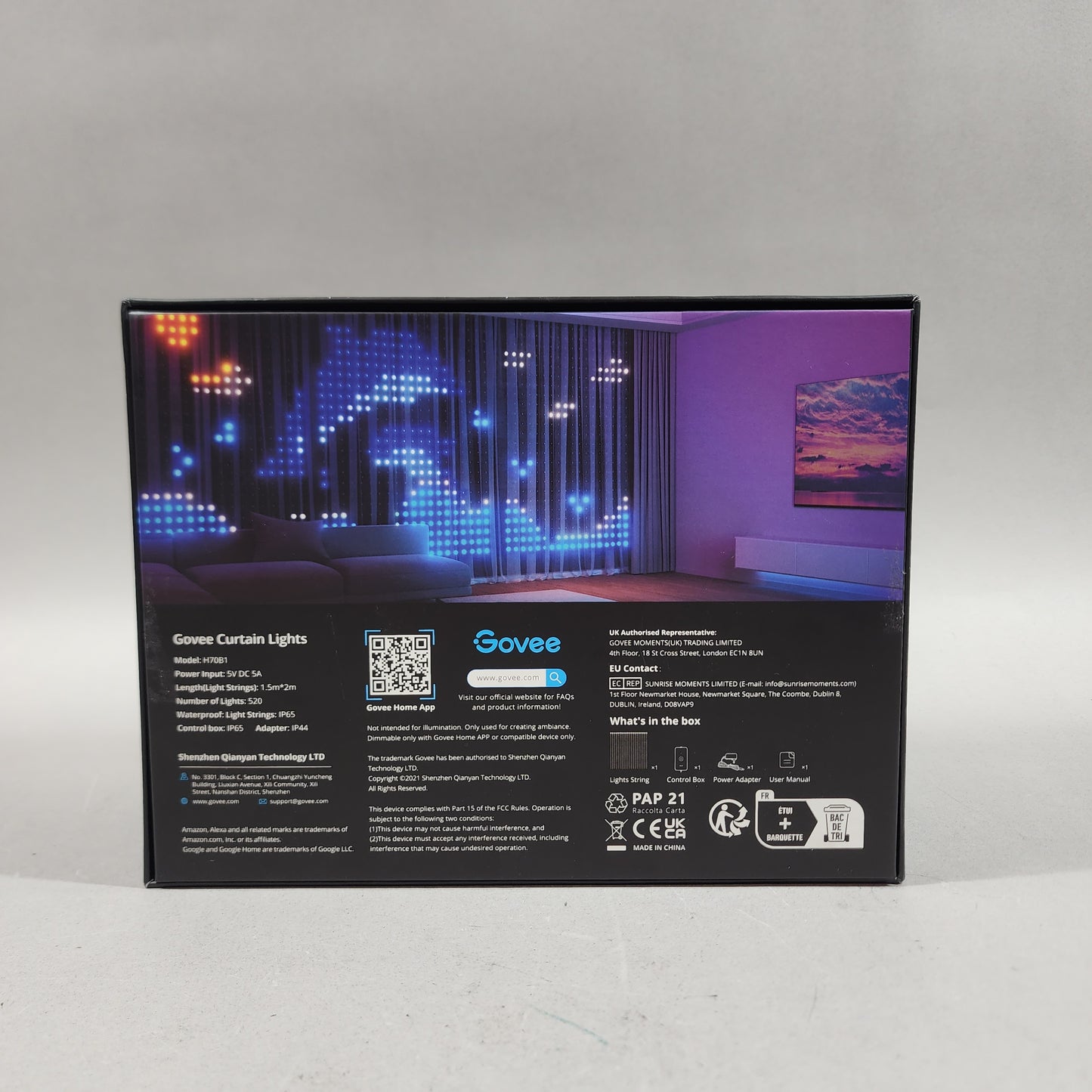 Govee Curtain Lights H70B1