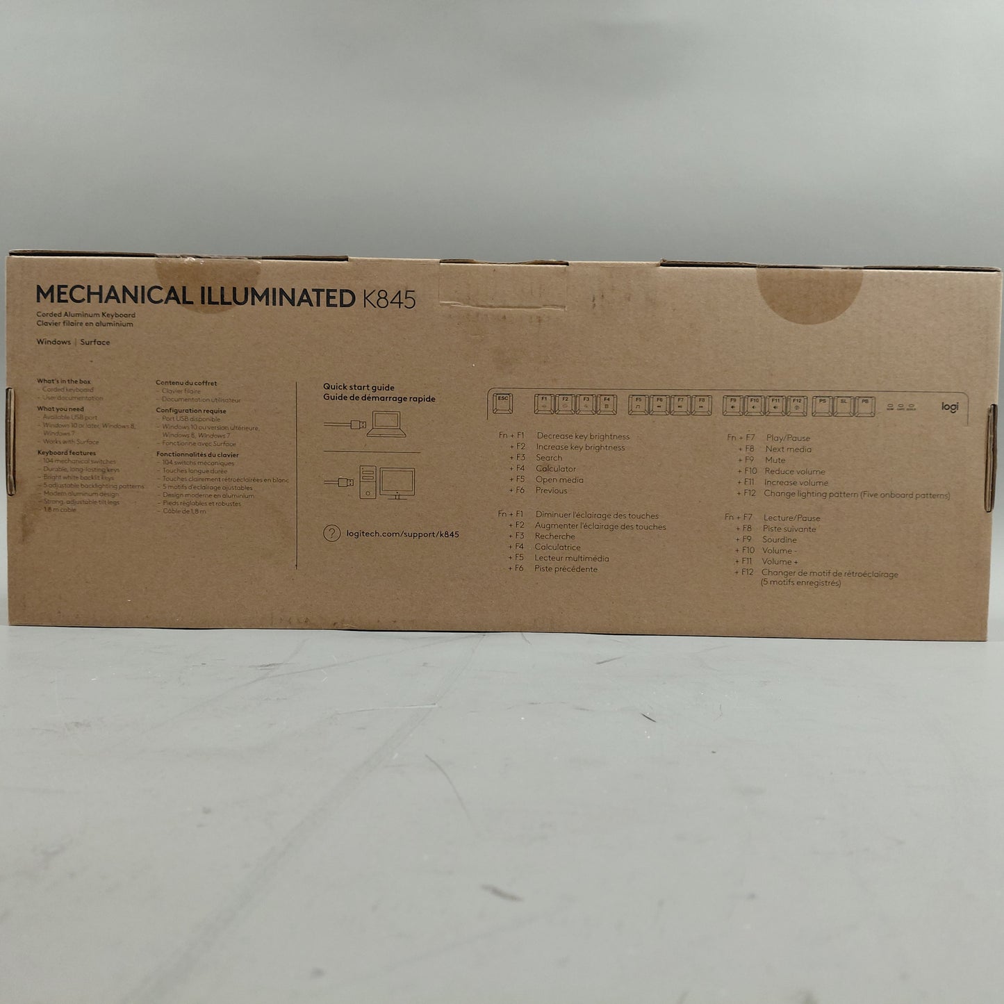 New Logitech K845 mechanical illuminated Keyboard