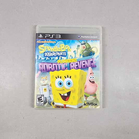SpongeBob SquarePants: Plankton's Robotic Revenge (Sony PlayStation 3 PS3, 2013)