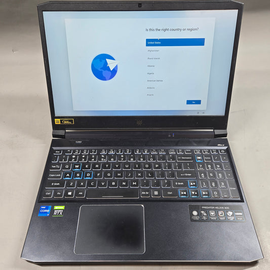 Acer Predator Helios 300 i7-11800H 16GB RAM 1TB GeForce RTX 3060