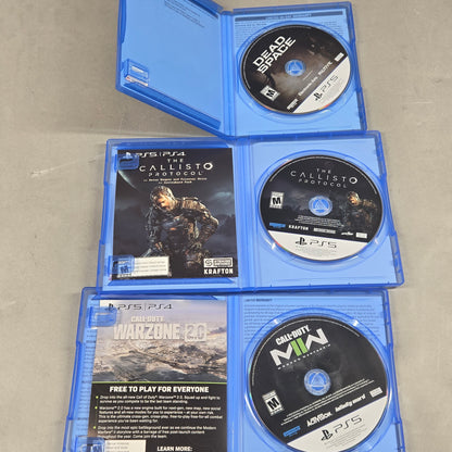 Lot of 3 Sony PlayStation 5 PS5 Games