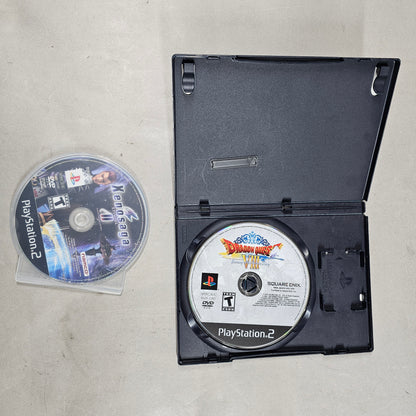 Lot of 2 Sony PlayStation 2 PS2 Games Dragon Quest VIII Xenosaga Episode 2
