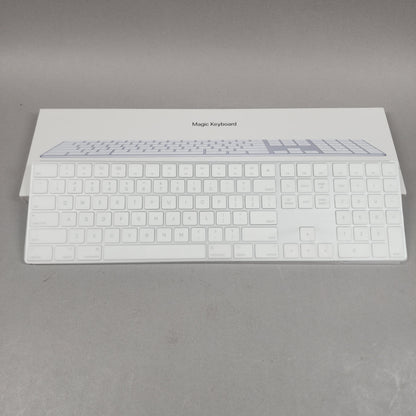 Apple Magic Mouse 2 White & Apple Magic Keyboard with Keypad Bundle