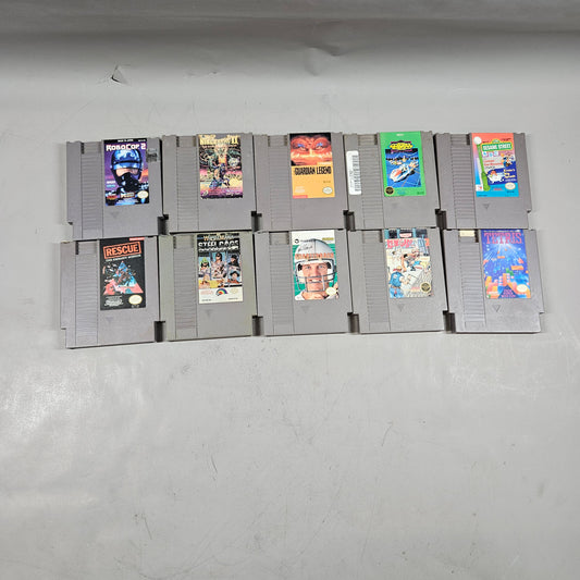Lot of 10 Nintendo NES Games