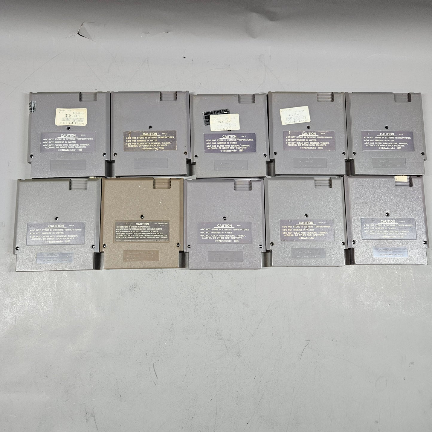 Lot of 10 Nintendo NES Games
