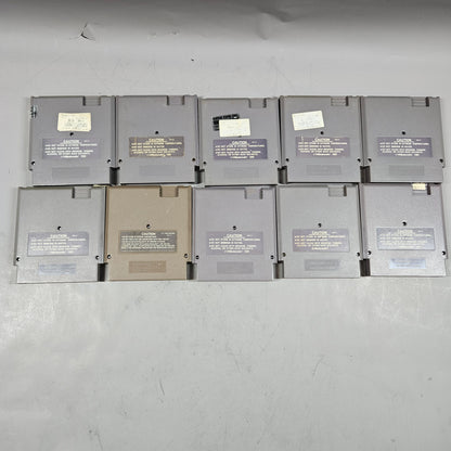 Lot of 10 Nintendo NES Games