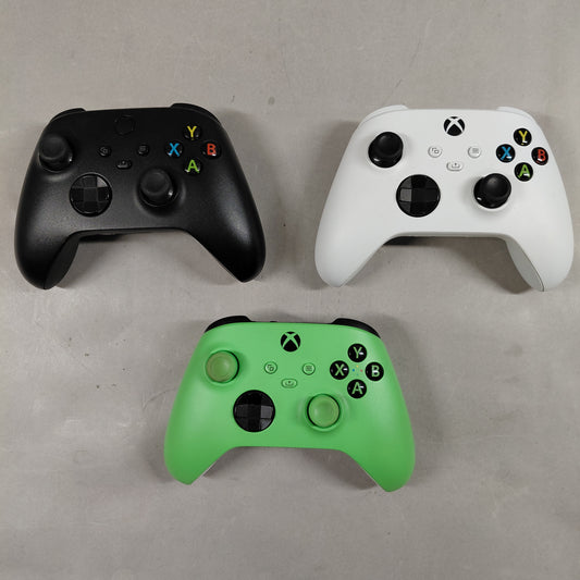 Broken Lot of 3 Microsoft Xbox Series S|X Wireless Controllers Stick Drift