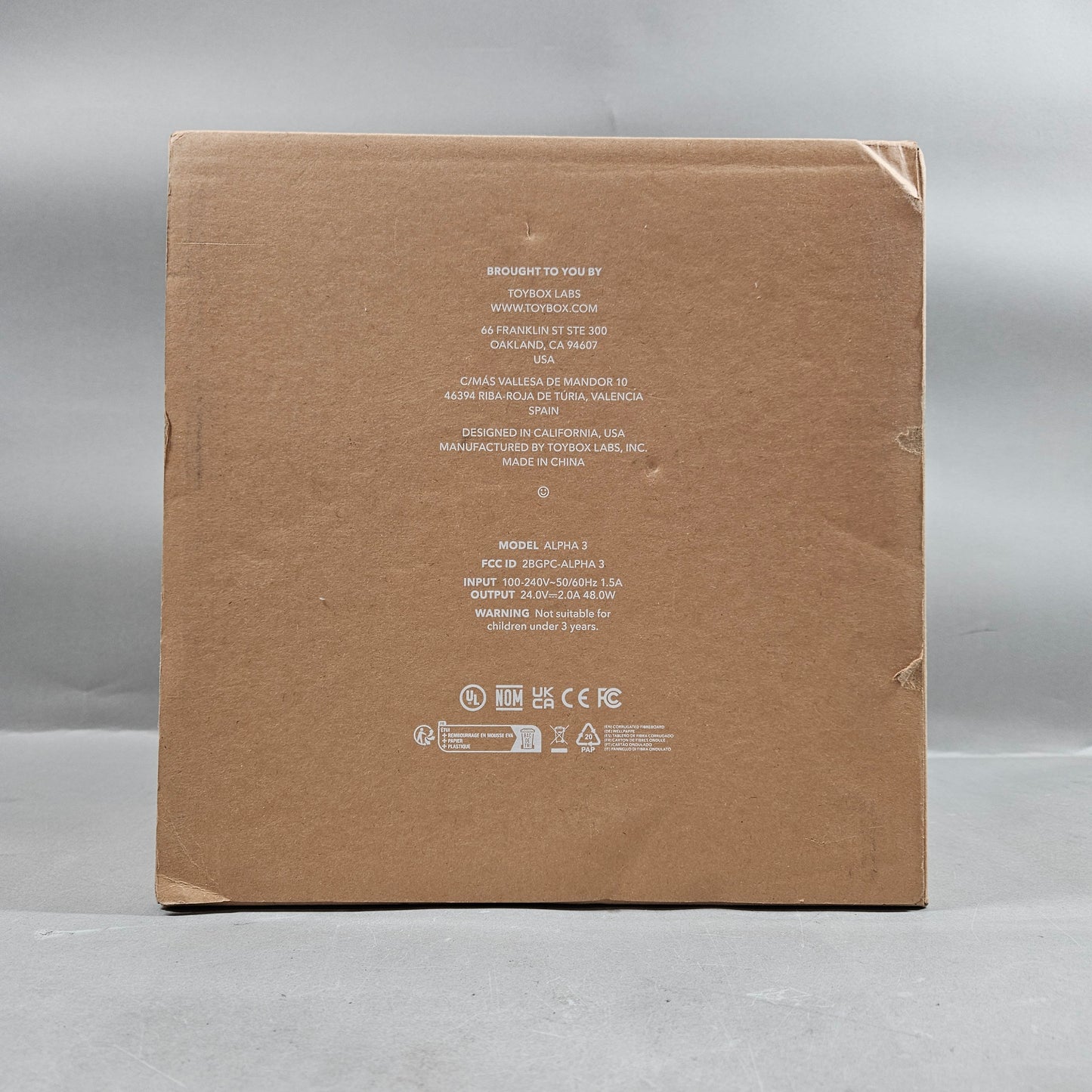 Toybox Alpha 3 3D Printer 3