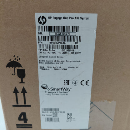 New HP Engage One Pro AIO System 15.6" i5-10500E 3.1GHz 16GB RAM 256GB SSD