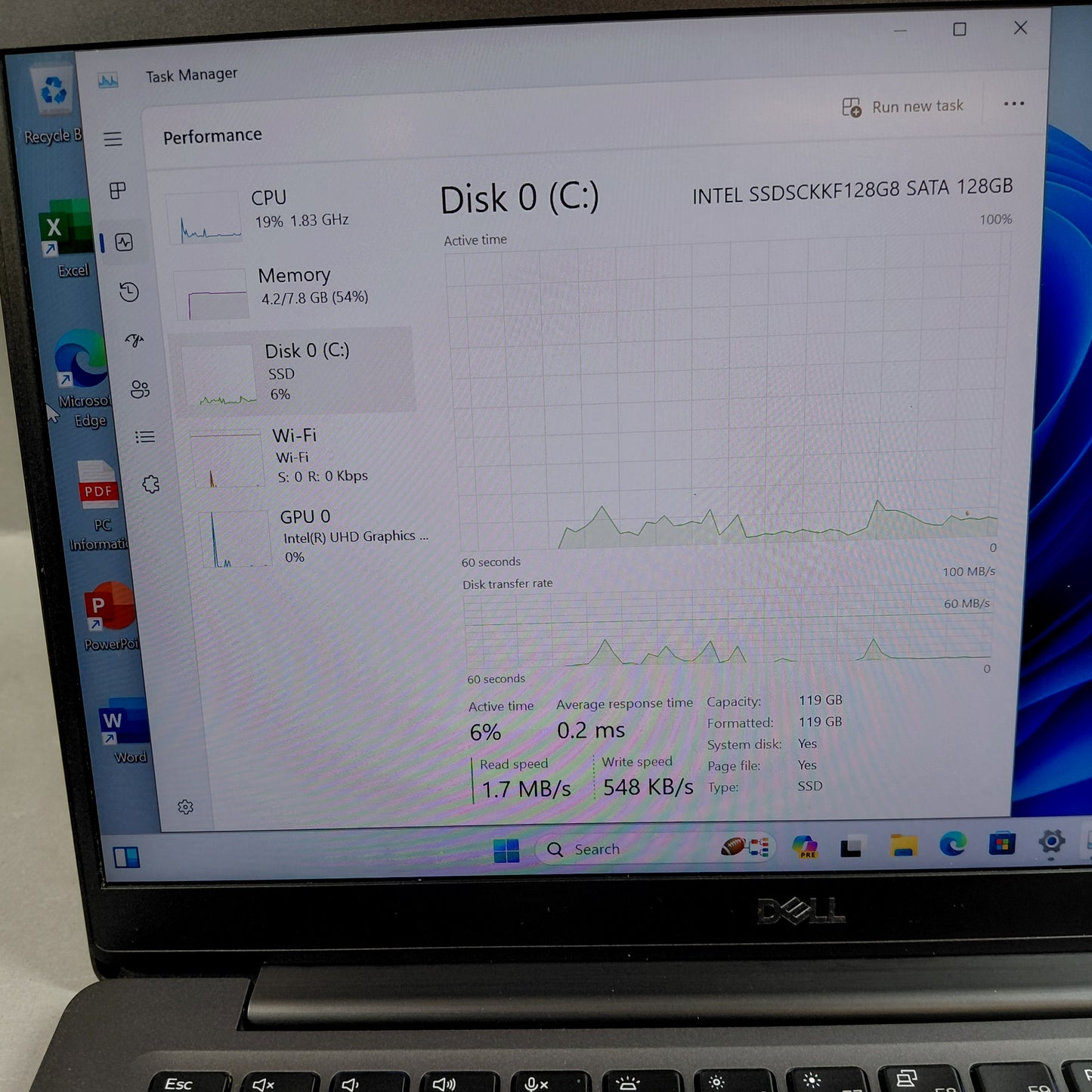 Dell Latitude 7300 13.4" i7-8665U 1.9GHz 8GB RAM 128GB SSD