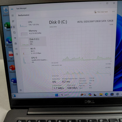 Dell Latitude 7300 13.4" i7-8665U 1.9GHz 8GB RAM 128GB SSD