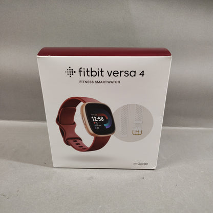 New Fitbit Versa 4 44mm Smart Watch FB523RGRD