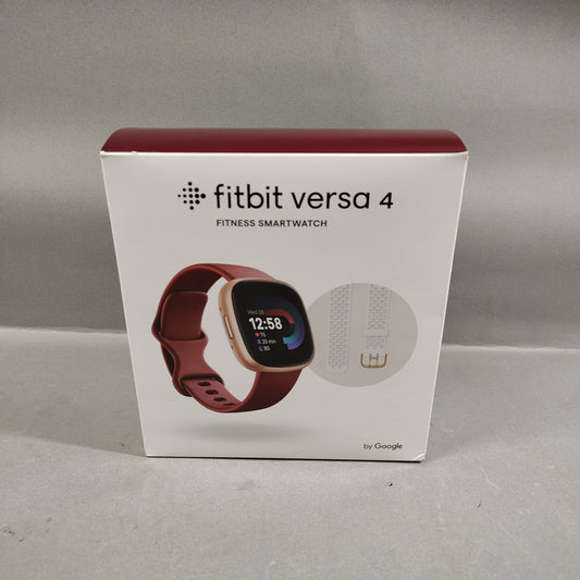New Fitbit Versa 4 44mm Smart Watch FB523RGRD