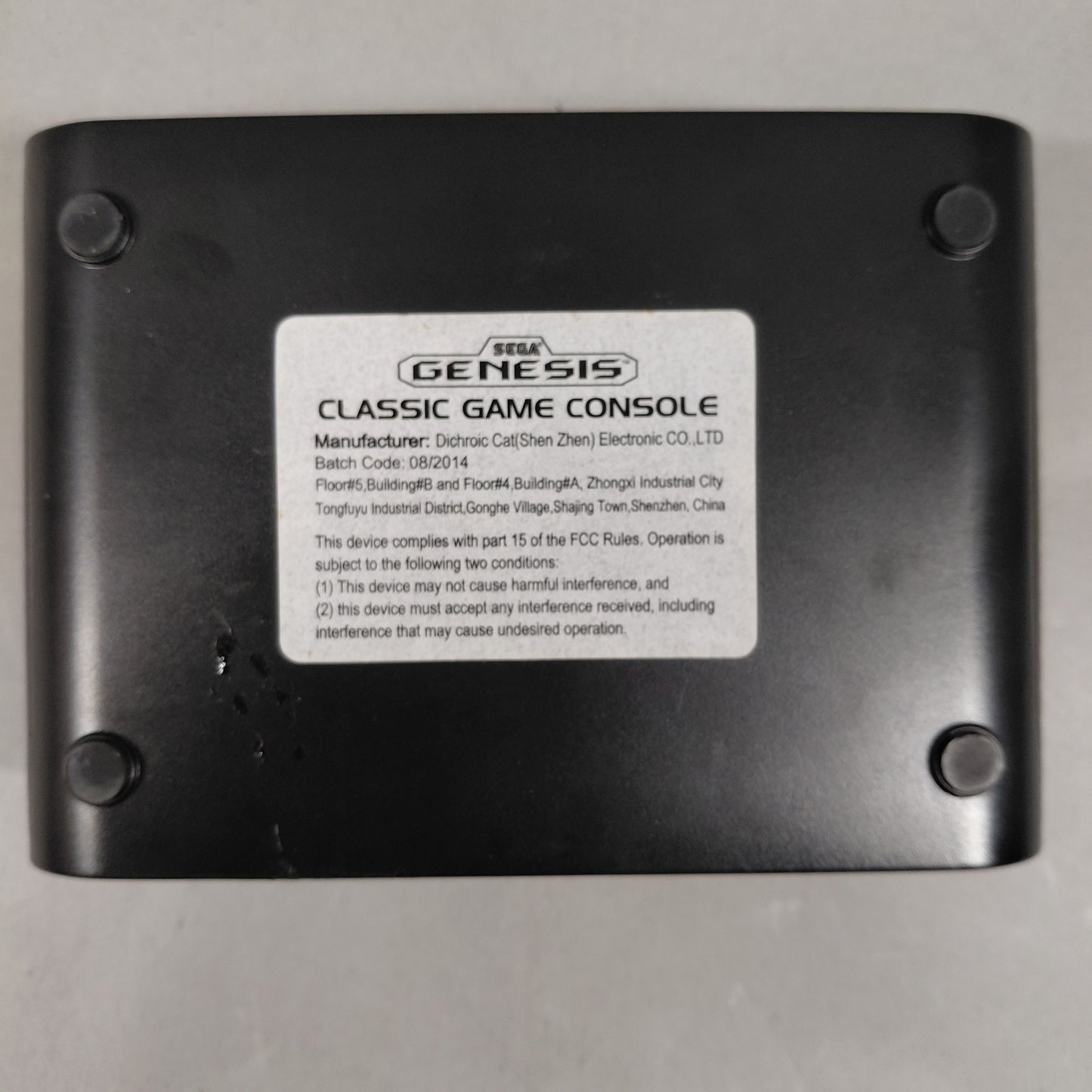 Sega Genesis Classic Console Video Game Console Black