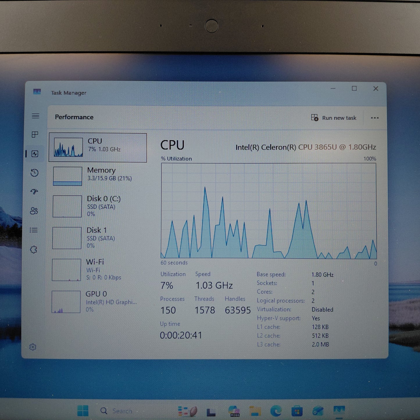 HP ProBook 430 G4 12.5" Celeron 3865U 1.8GHz 16GB RAM 500GB SSD 256GB SSD