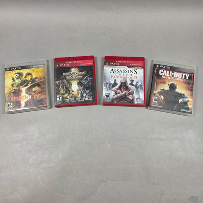 Lot of 4 Sony PlayStation 3 (Fighting & Shooters)