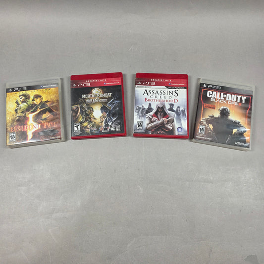 Lot of 4 Sony PlayStation 3 (Fighting & Shooters)