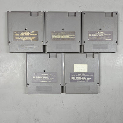 Lot of 5 Nintendo NES Games