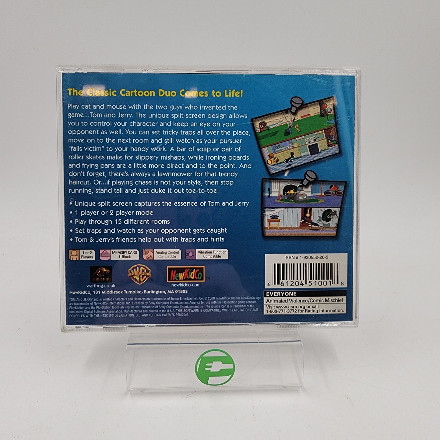 Tom and Jerry In House Trap (Sony PlayStation 1 PS1, 2000)