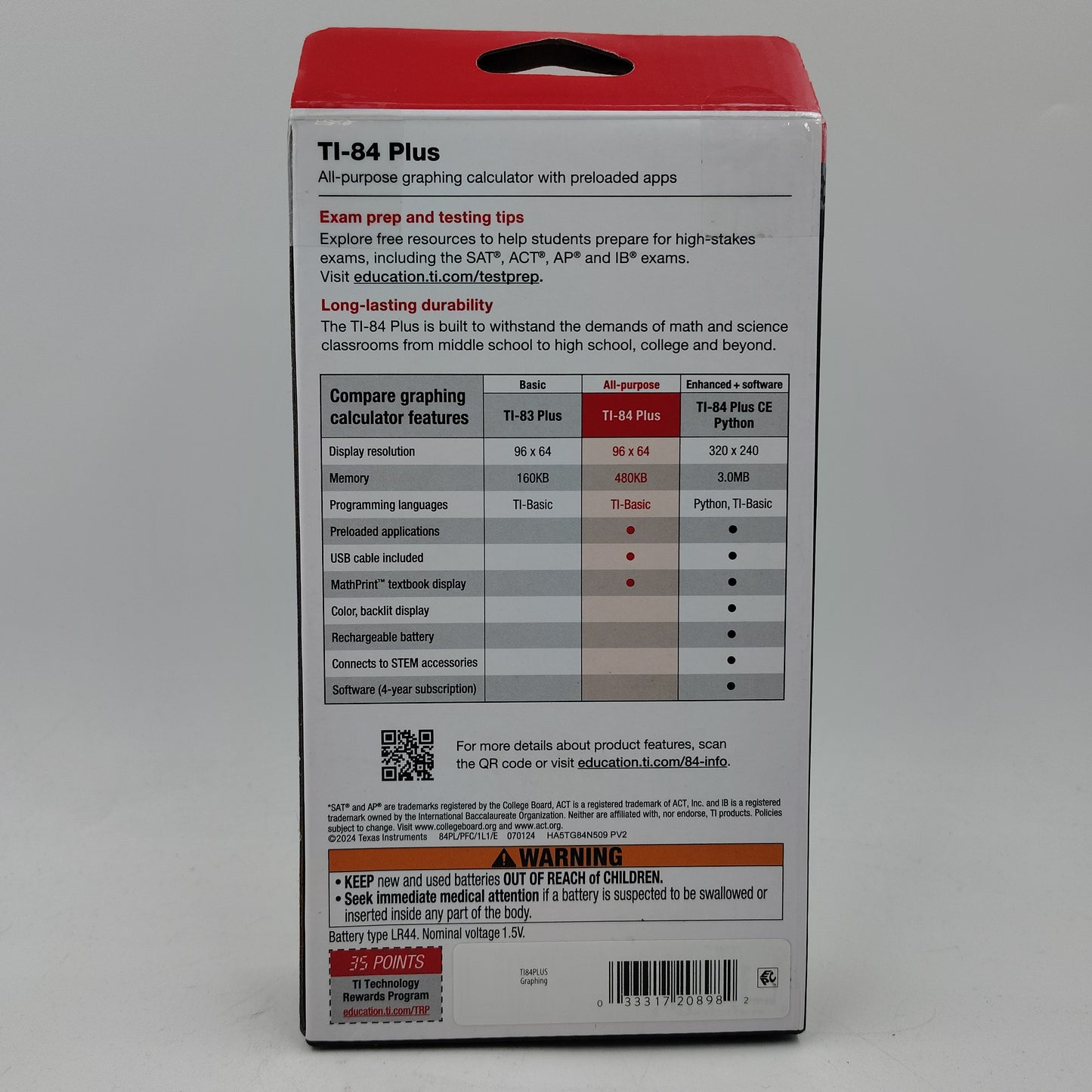 New Texas Instruments TI-84+ Graphing Calculator