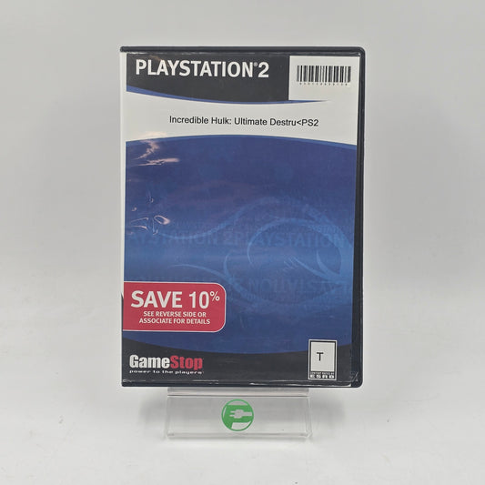 The Incredible Hulk Ultimate Destruction (Sony PlayStation 2 PS2, 2005)
