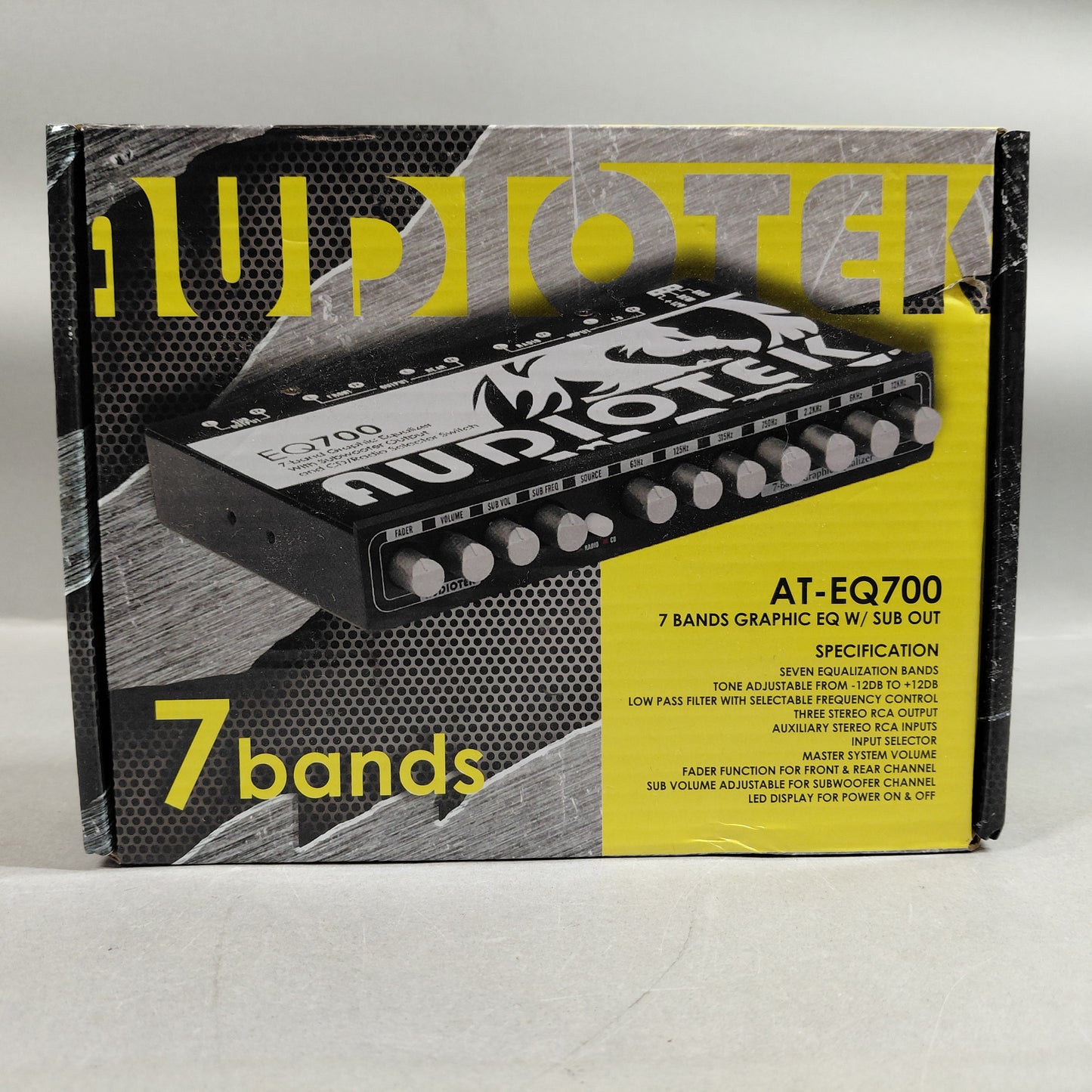 New Audiotek AT-EQ700 Audio Equalizer
