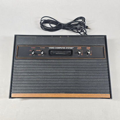 Atari 2600 Black/Wood CX-2600 A Atari 2600 Game Console