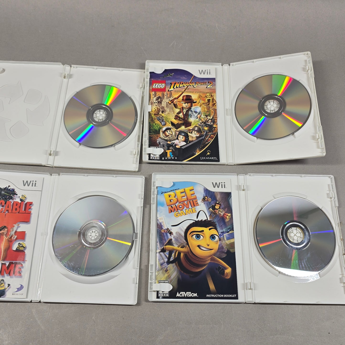 Lot of 4 Nintendo Wii Games