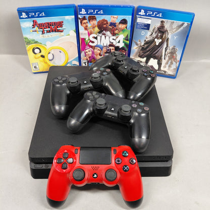 Sony PlayStation 4 Slim PS4 500GB Black Console Gaming System CUH-2015A