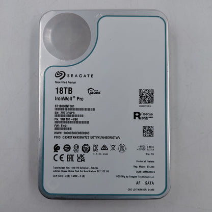 Seagate 3.5" Ironwolf Pro 18TB HDD STL020