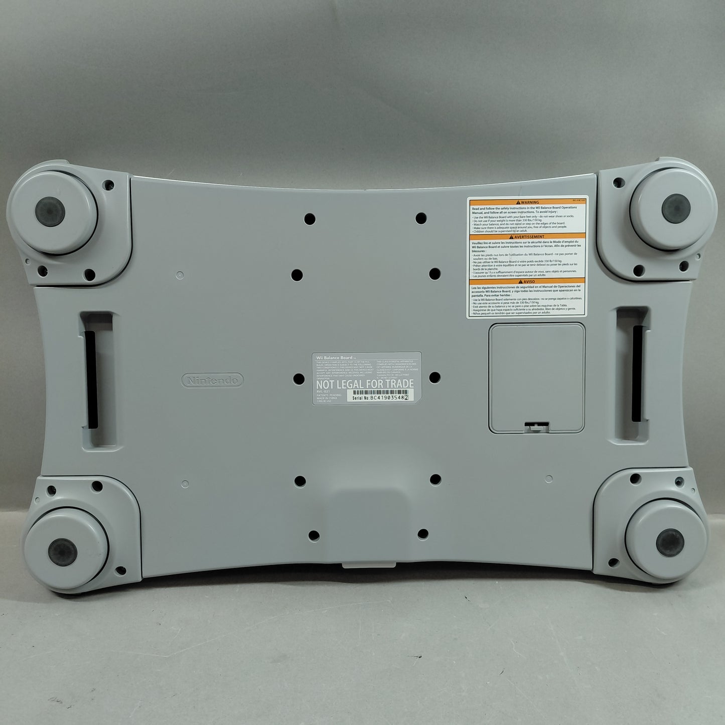 Nintendo Wii RVL-001 White W/WiiFit Plus, WiiFit Board