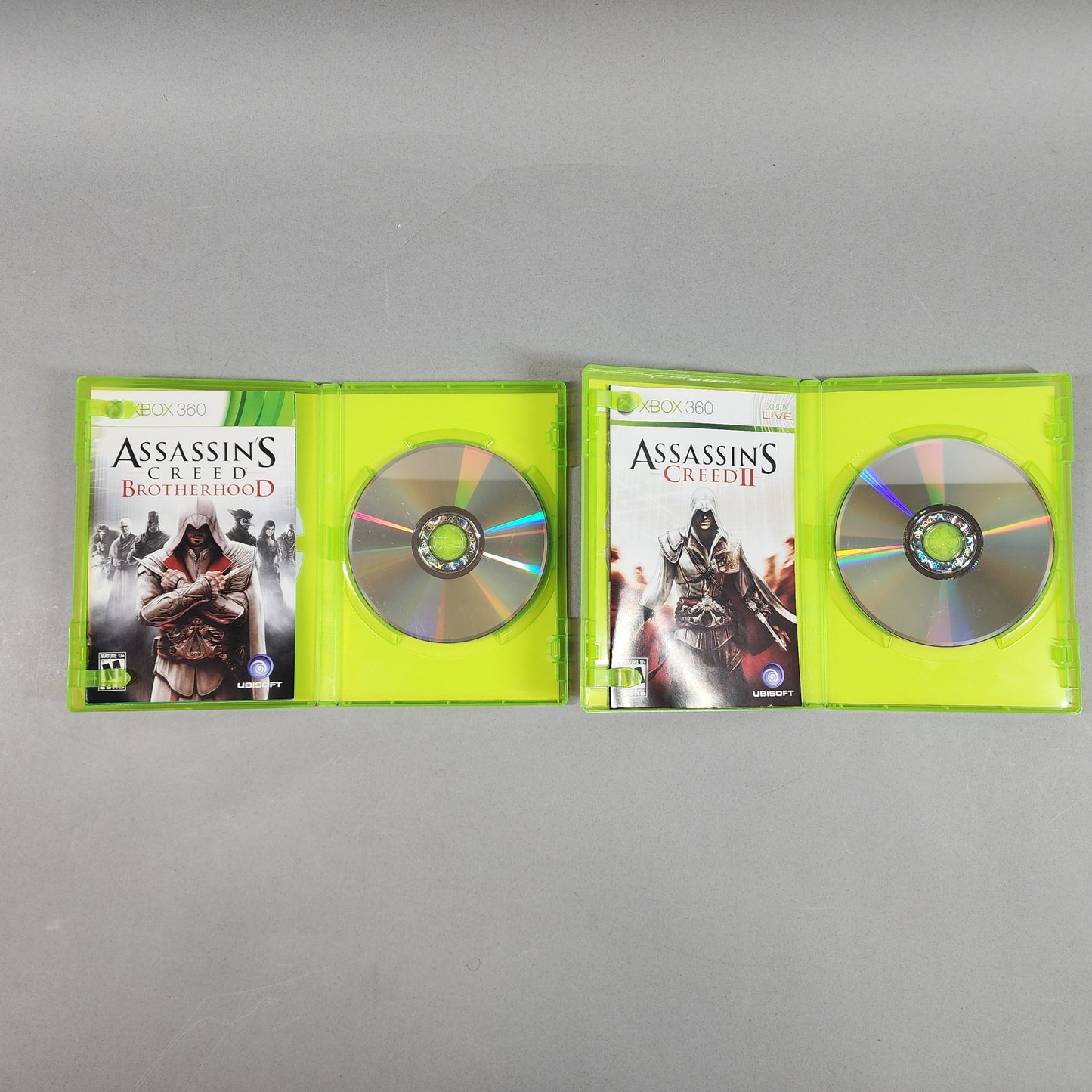 Lot of 5 Microsoft Xbox 360 Games - Assassin's Creed Game Bundle