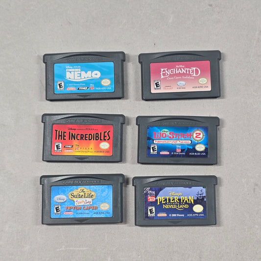 Lot of 6 Nintendo Game Boy Advance Games