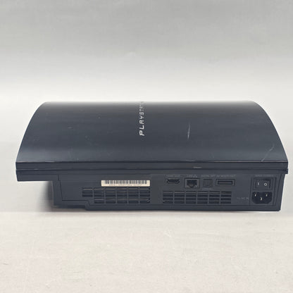 Sony PlayStation 3 Fat PS3 60GB Black Console Gaming System CECH-2001A