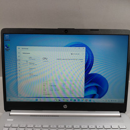 HP Laptop 14-DQ0760DX 14" Celeron N4120 1.1GHz 4GB RAM 128GB SSD